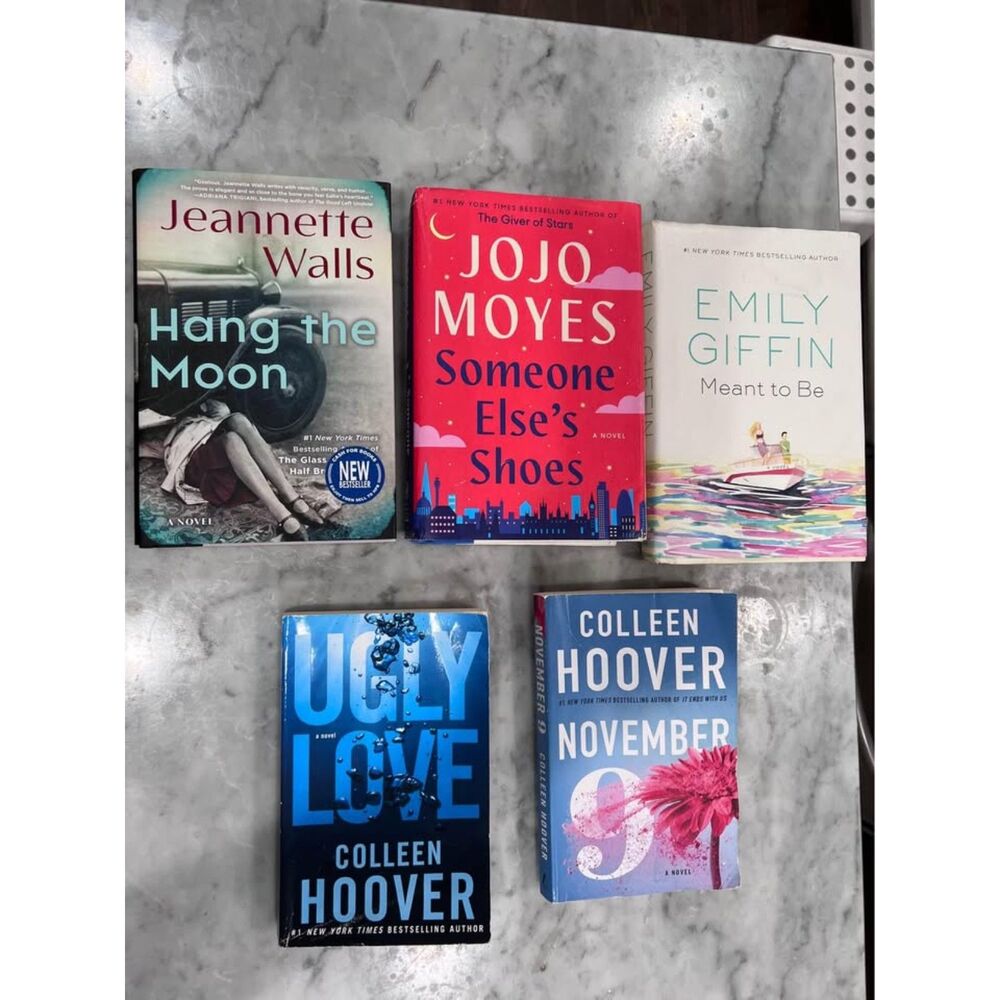 colleen hoover, Emily griffin, Jojo moyes